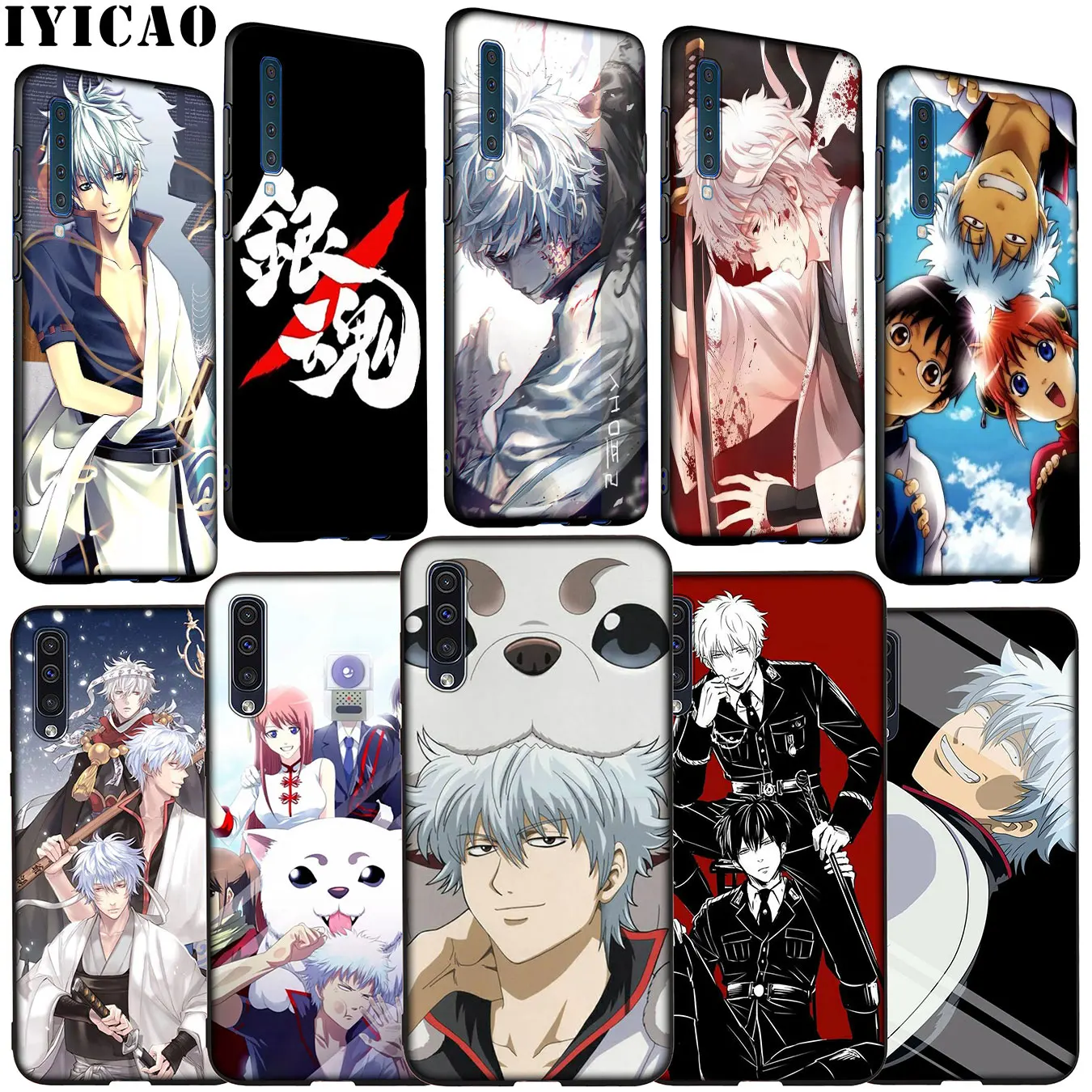 

IYICAO Anime Gintama Gintoki Soft Silicone Case for Samsung Galaxy A70 A60 A50 A40 A30 A20 A10 M10 M20 M30 M40 Cover