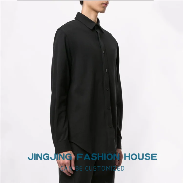 

S-6XL!!New style men's versatile long-sleeved shirt loose fashion spring shirt young hair stylist handsome shirt