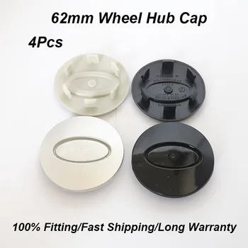 

4PCS Car Styling 62MM 6.2CM Wheel Center Cap Covers Silvery/Black/Glossy/Green For Discovery Freelander Evoque