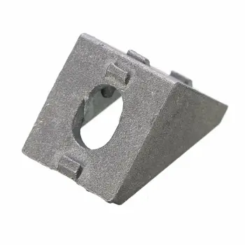 

25pcs/set Silver Solid Cast Aluminum 2020 Angle Bracket For 20mm Extrusion 20 * 20 * 17mm Tool Parts