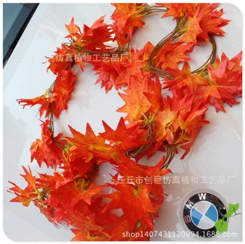 

High-quality Imitation Rattan Flower Vine Red Maple Leaf Rattan Yiwu