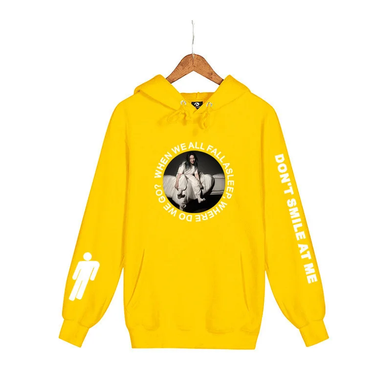 Новое поступление года; худи Billie Eilish с принтом для мальчиков и девочек; свитер; модная повседневная одежда; Лидер продаж; толстовки; Kpop