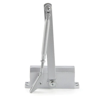 

New Automatic Door Closers Security System Adjustable Closing/Latching Speed Aluminium For Left And Right Hand Doors 25-45 Kg 90
