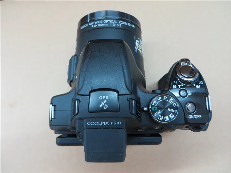 Б/у цифровая камера Nikon COOLPIX P510 16.1MP Оригинальная камера оптический зум 42x стабилизация изображения полное разрешение
