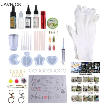 

DIY Crystal Epoxy Quicksand Pendant Mold Combination Jewelry Making Accessories