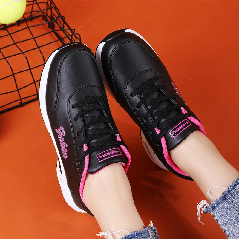Tenis Mujer; женская обувь для тенниса; женская спортивная обувь для спортзала; устойчивая обувь, увеличивающая рост; кроссовки с воздушной подушкой на толстой подошве; Tenis Mujer