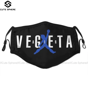 

Vegeta Mouth Face Mask Air Vegeta Facial Mask Cool Kawai with 2 Filters for Adult
