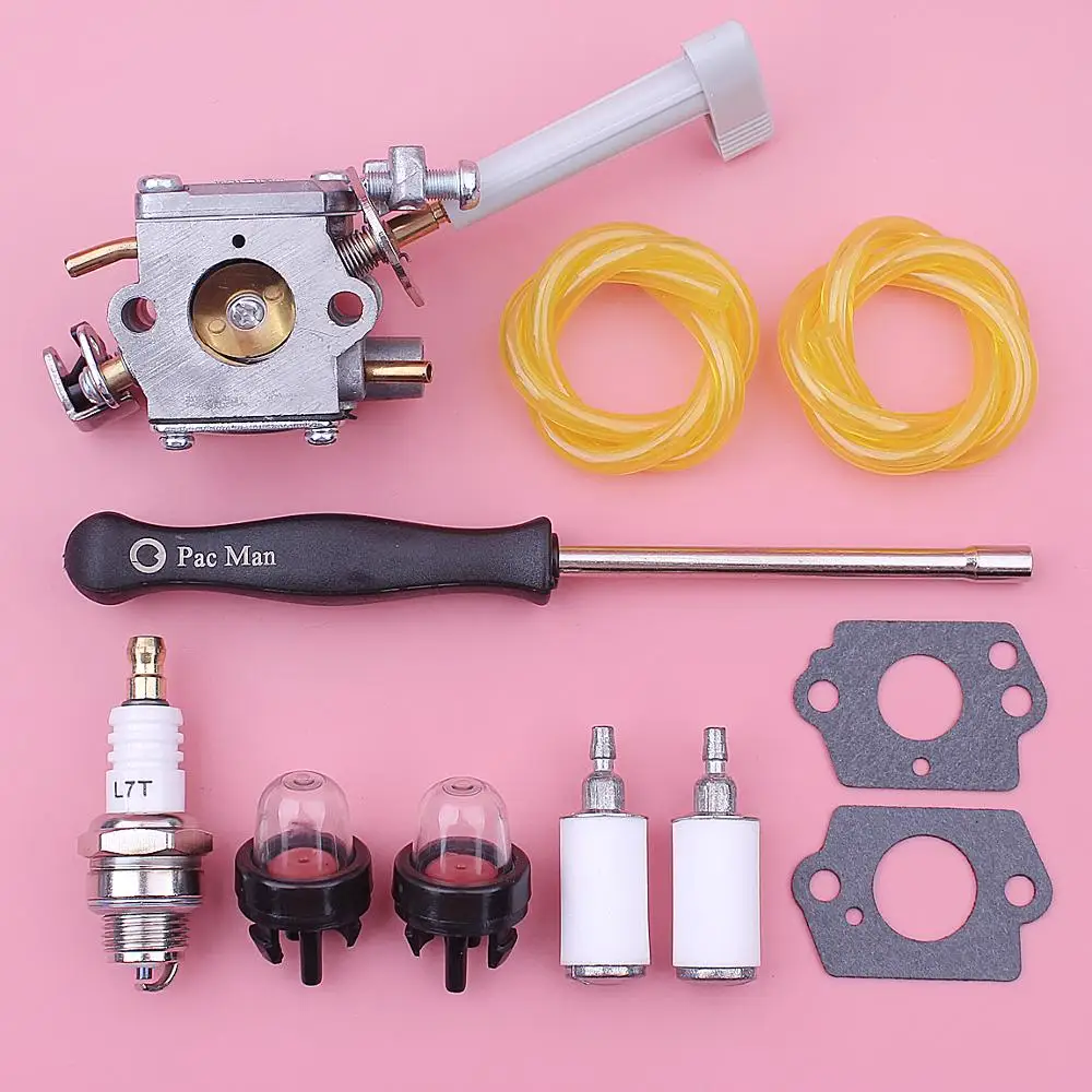 

Carburetor Fuel Line Filter Kit For Ryobi RY08420 RY08420A Blower Backpack 3080 540 79, 308054079 w Spark Plug Adjustment Tool