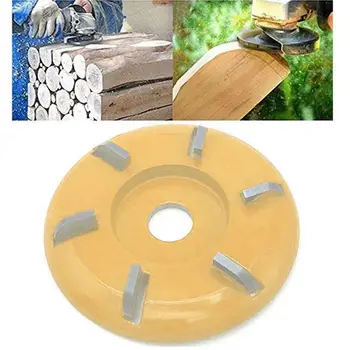 

90mm Diameter 16mm Bore Angle Grinder Curved Blade Attachment Rotary Planer Disc 95AA