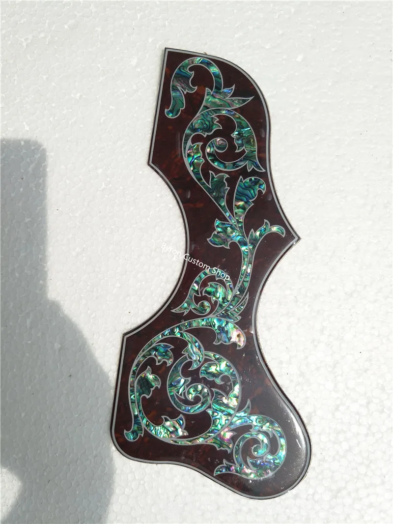 free shipping 2mm thickness original handmade pickguard guitar Abalone