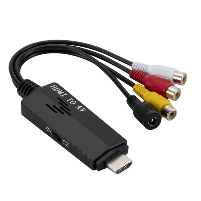 HDMI мужчин и женщин AV адаптер кабель конвертер для ТВ VHS VCR DVD рекордеры AS99