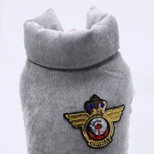 Футболка для собак с геометрическим принтом, пальто для щенка, теплая одежда для домашних животных, пальто, толстовка 9,9