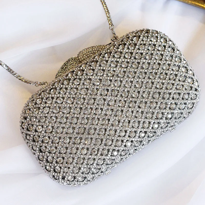 Cyrstal Rhinestone Бриллиантовая вечерняя сумочка модный роскошный клатч для вечеринок для подружки невесты женское Повседневное платье Pochette Lady