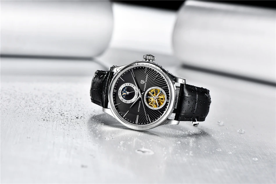 PAGANI DESIGN Top Marke Herrenuhr Mode Tourbillon Automatik Mechanische Uhr Herren Edelstahl Wasserdichte Uhr Relogio Masculino