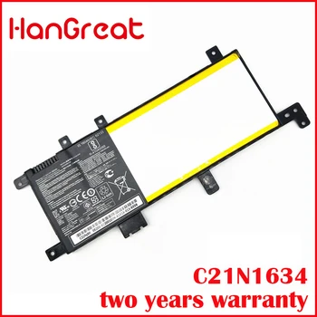 

HanGreat C21N1634 New Laptop battery For Asus A580U X580U X580B A542U R542U R542UR X542U V587U FL5900L FL8000U 7.6V 38WH
