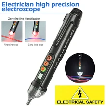 Newly AC DC Voltage Test Pencil Pen Non Contact Tester 48V/12V-1000V Voltage Sound LED Alarmed TE889