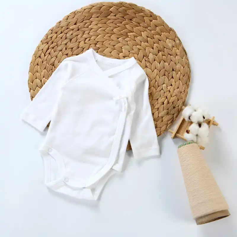 newborn wrapover bodysuit