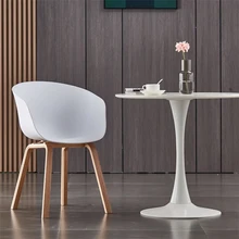 Table à manger blanche Simple pour Restaurant, petite Table ronde pour loisirs, Table basse pour la maison, Table de négociation, Table de magasin de thé au lait