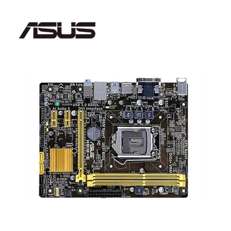 Разъем LGA1150 USB3.0 SATA3 для ASUS H81M-E используется настольный для Intel H81 материнская плата DDR3