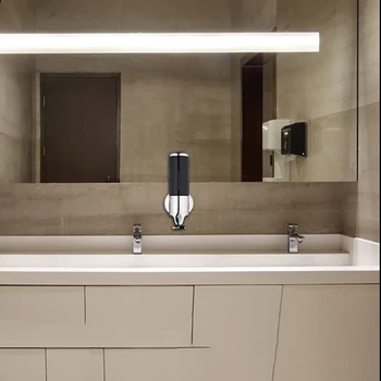 

Bathroom Soap Dispenser Stainless Steel Handmade Shower Gel Soap Box Large Capacity 500ML Liquid Hand Sanitizer Box