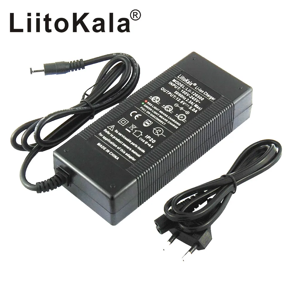 Adaptador de Alimentação Bateria de Lítio Liitokala 5a Carregador 12 Bateria Li-ion Batterites ue - Eua au uk ac dc Plug Conversor 3 s 12.6 v - Image 5