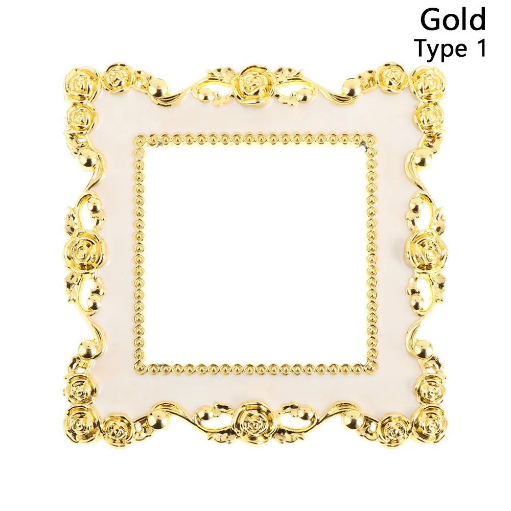 1Pc Elegant Rose Gold Silver Edge Light Switch Cover Resin Single Double Surround Socket Frame Wall Sticker Office Home Decor 