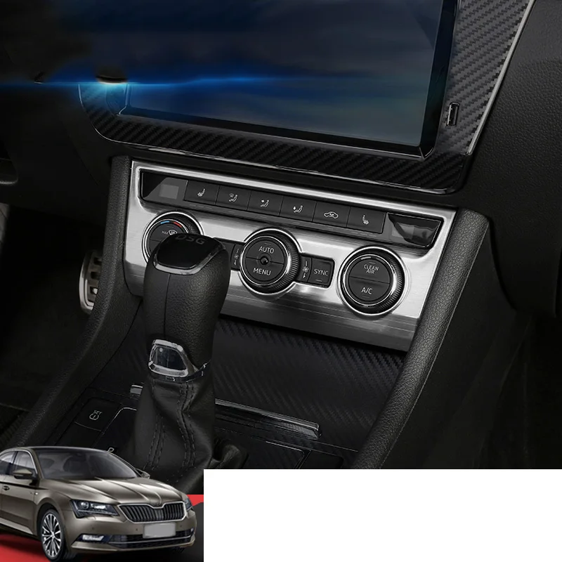 Lsrtw2017 Автомобиль Панель Управления Кондиционера для Skoda Superb 2016 2017 2018 2019 2020