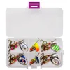 30pcs/10pcs Boxed Rotating Spoon Kit Lure Fishing Lures Artificial Baits Metal Fish Hooks Bass Trout Perch Pike Rotating Sequins ► Photo 3/6