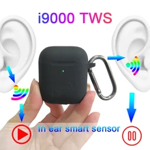 I9000 TWS Беспроводные наушники с двойным микрофоном Bluetooth наушники стерео гарнитура i 9000 PK i200 i500 i1000 i2000 i5000 TWS