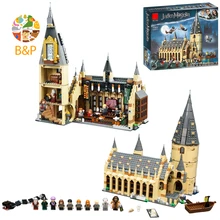 Новинка 75954, 936 шт., конструктор из Поттера, серия Great Wall House, совместимая для детей, игрушки, рождественский подарок, 11007