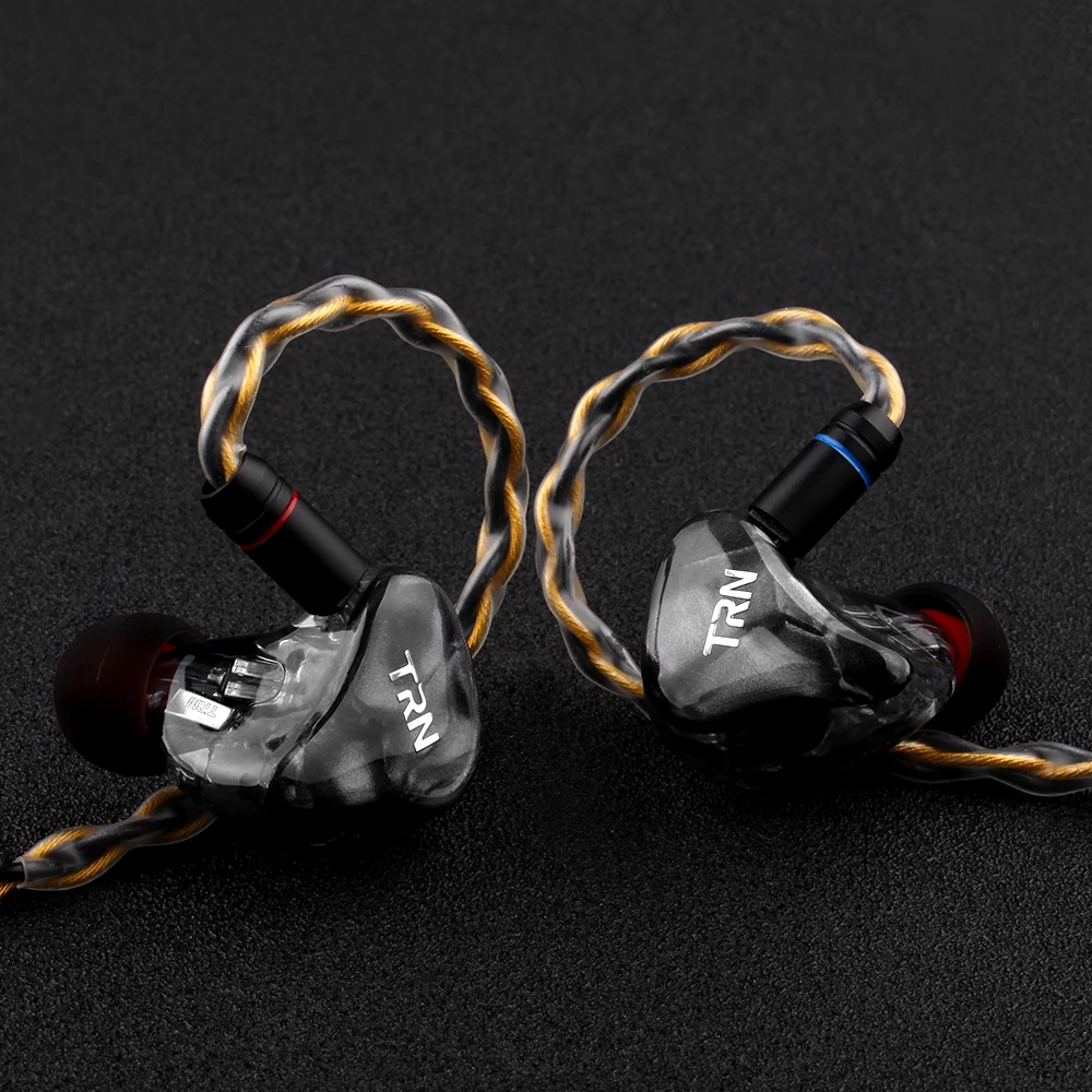 0 75 MMCX TRN T1 8 Cord Gold Silver Mixed Plated Upgrade Cable Stereo Audio Headphone Wire for TRN V90 IM2 V80 V30 V60 X6 AS10