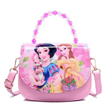 

2019 New arrivals girl cute mini messenger bag fashion children princess pu handbag kids sofia tote girls Shoulder Bag mini bag