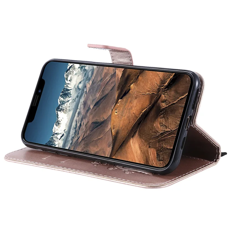 Чехол-Кошелек с бабочкой для Iphone 8 7 6 Plus, чехол-книжка из ТПУ с откидной крышкой для Iphone XR X XS Max, чехлы для смартфонов