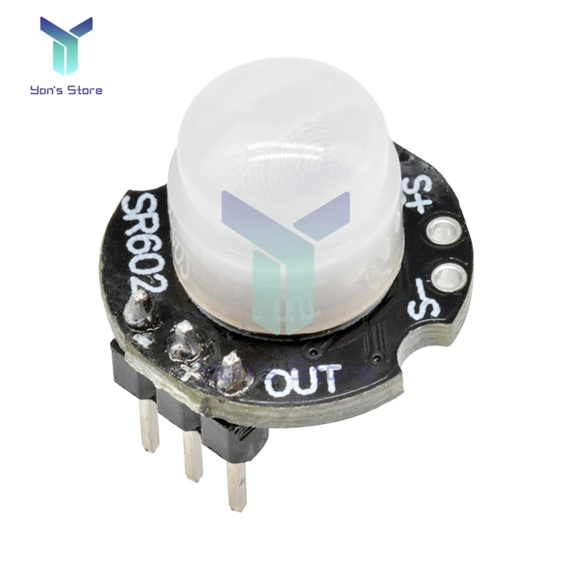 

MH-SR602 High Sensitivity Motion Detector Sensor Module SR-602 Human Infrared Detection Sensor Module DC 3.3V-15V Sensing 5m