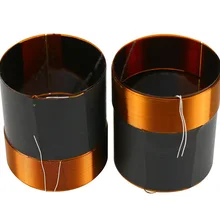 25,5 мм НЧ-динамик звуковая катушка 4ohm 25 Core Белый Черный Алюминий запчасти для ремонта динамика для 4-10 дюймов динамик 2 шт