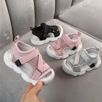 

2020 Summer 3 Colors Infant Toddler Children Shoes Baby Girls Boys Shoes Non-Slip Breathable Kid Shoes Soft Comfortable
