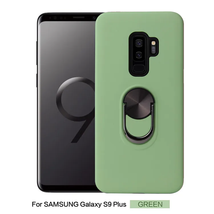 

Shockproof Metal Ring Case For Samsung Galaxy S8 S9 Plus Note 8 9 Note 10 Pro Silicone Cover For Samsung S9Plus Case Note8 Note9