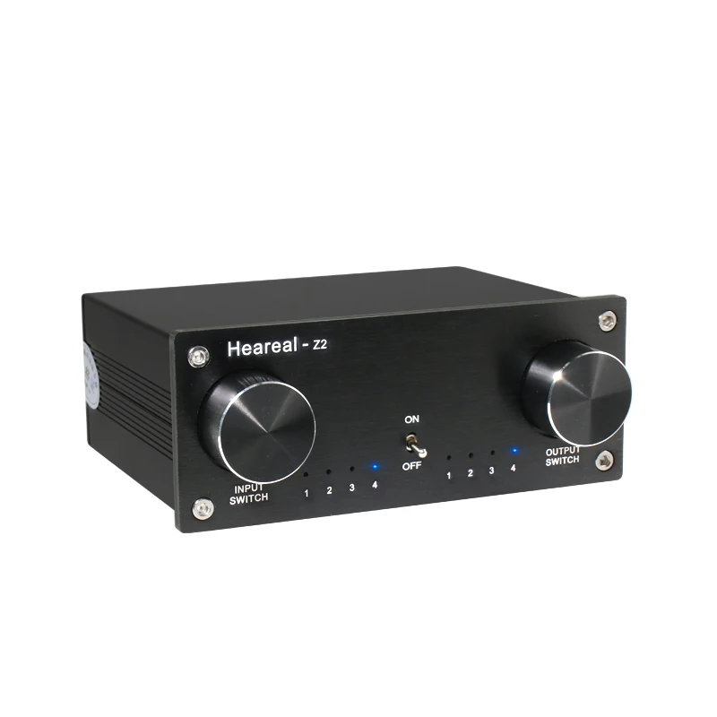 4 Input 4 Output Lossless Audio Signal Switcher Switch Splitter Selector DC 12V 4 Input 4 Output Lossless Audio Signal Switcher Switch Splitter Selector DC 12V