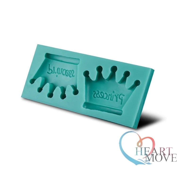 Hot Sale 3D Silicone Crown Shaped Baking Mold Fondant Cake Tool Chocolate Candy Cookies Pastry Soap Moulds 9087