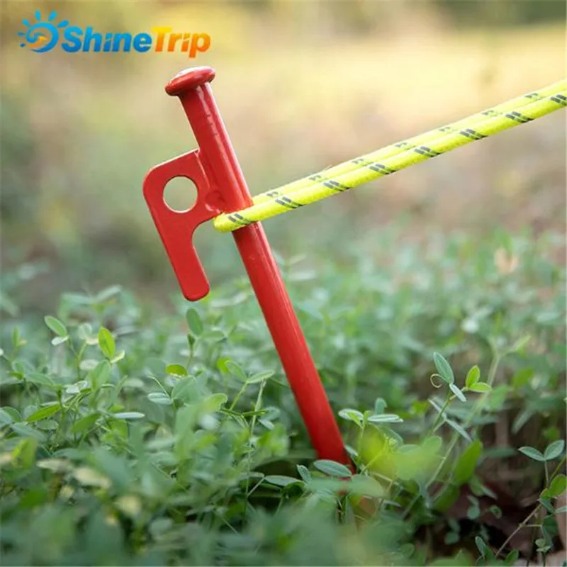 Tent Nail(4 pcs) NEW Shinetrip 20/30cm High-strength Tent Nail Steel Outdoor Tent Peg Camping Tent Accessories