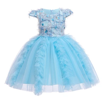 

New 2019 Toddler Baby Girl Tutu Dress Kids Dresses For Girls Children Clothes Princess Dress Elegant Party Wedding Dress 2 Years