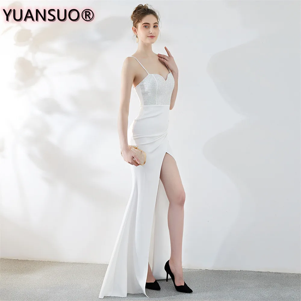 formal gowns Sexy Elegant Back Evening Dresses Mermaid Prom Dress Robe De Soiree De Mariage Robe Longue Bridesmaid Dresses Party Dresses long sleeve formal dresses