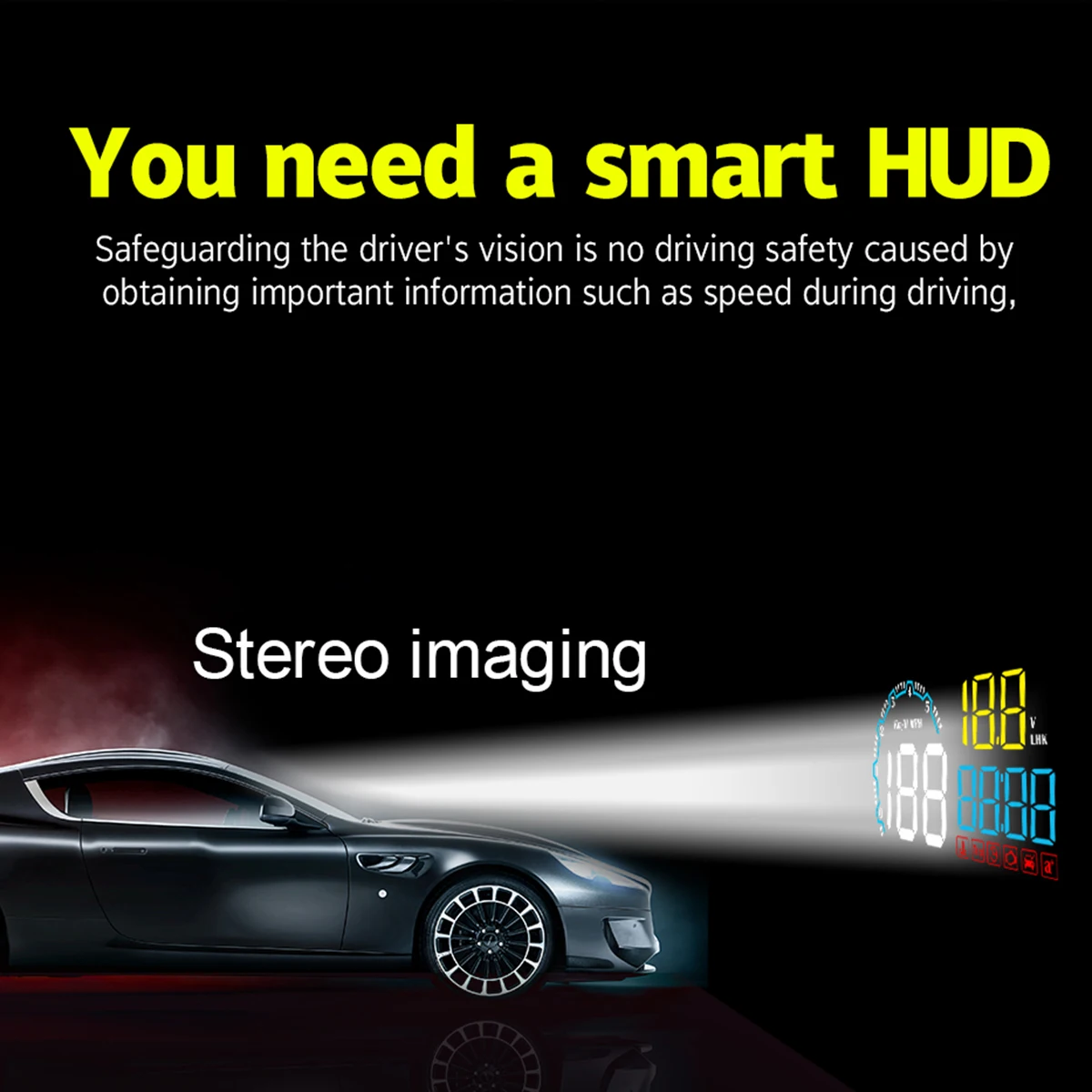 Черный 4 дюйма C600 OBD HUD Дисплей бортовой компьютер автомобиля цифровой спидометр OBD2 вождения расход топлива проектор