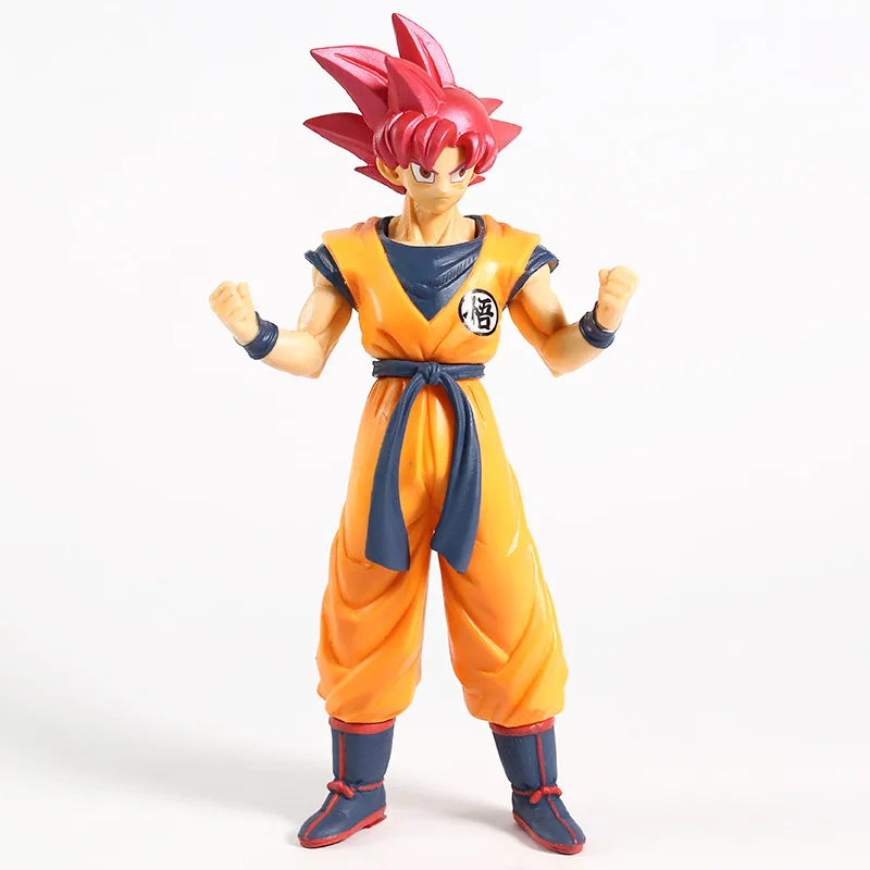 Жемчуг дракона Супер Саян Бог Сон Гоку/Broly Choukokubuyuuden ПВХ фигурка Коллекционная модель игрушки