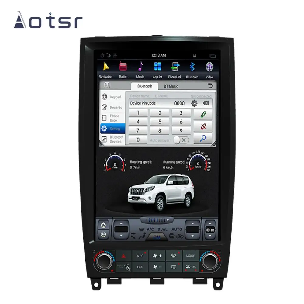 Excellent Aotsr Tesla10.4“ Vertical screen Android 8.1 Car DVD Multimedia player GPS Navigation For Infiniti QX50 2015-2017 Wifi carplay 5