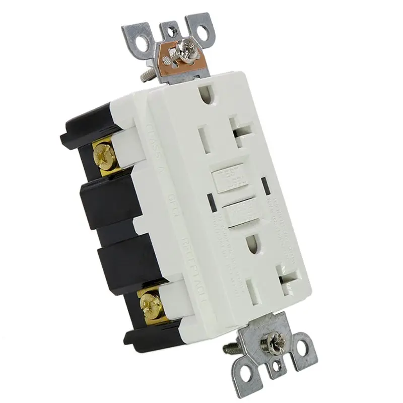 

20A 125V GFCI Duplex Self-Test Tamper Resistant Receptacle Outlet Weather Heavy