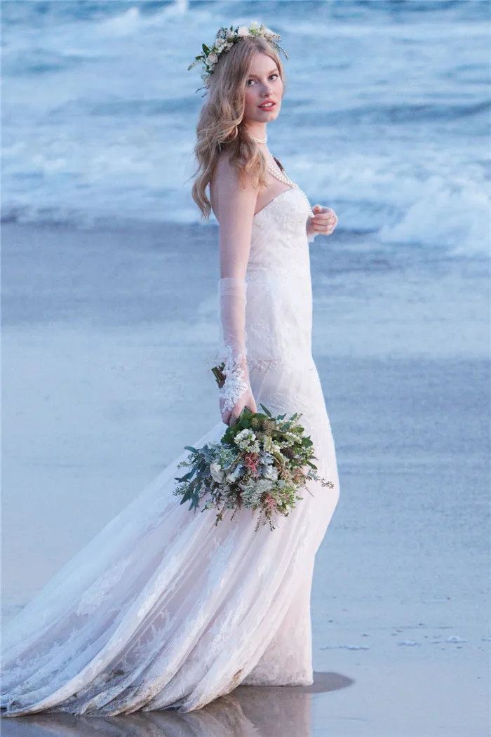 Романтическое Новое модное Милое сексуальное платье vestido de novia renda Casamento, длинное пляжное кружевное платье для матери невесты