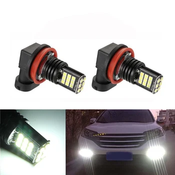 

2x H8 H11 Led HB4 9006 Fog Lights Bulb 3030SMD 1200LM 6000K Car Driving Running Lamp Auto Led Light 12V