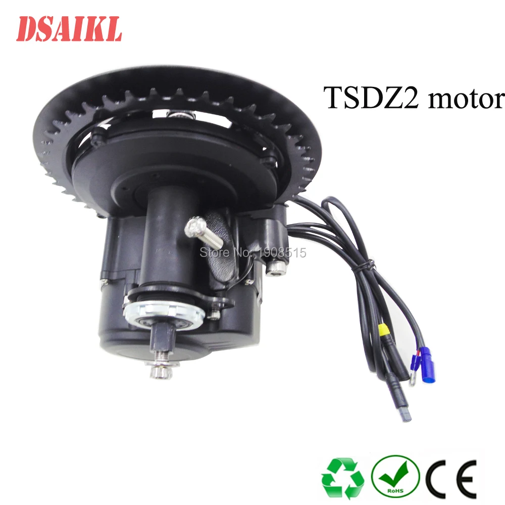 Discount Tongsheng 250W 42T VLCD5 TSDZ2 electric bicycle central mid motor with Torque Sensor 2