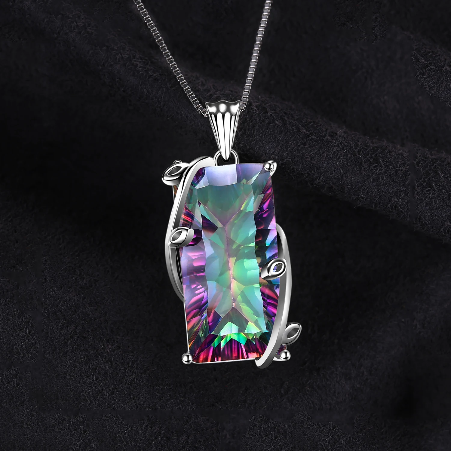 Rainbow Fire Topaz Necklace - Image 2